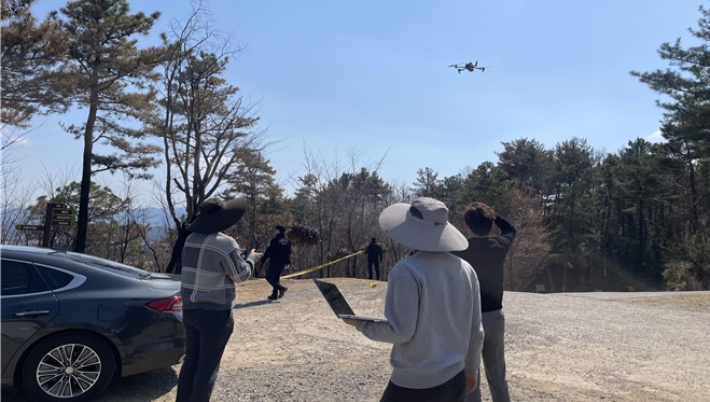 울산 울주군은 공간정보시스템(GIS·Geographic Information System)을 활용해 온양과 언양 대형 산불 피해조사를 하고 있다. 울주군 제공
