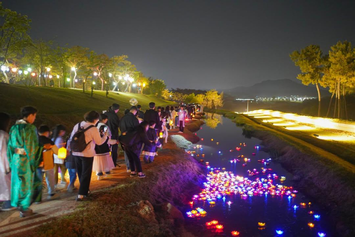 익산 백제왕궁 국가유산야행 2024년. 익산시 제공  