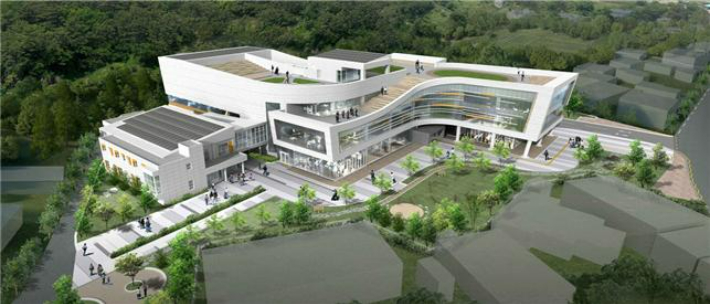 울산 북구 옛 강동초 부지에 건립될 (가칭)미래교육관 조감도. 울산광역시교육청 제공