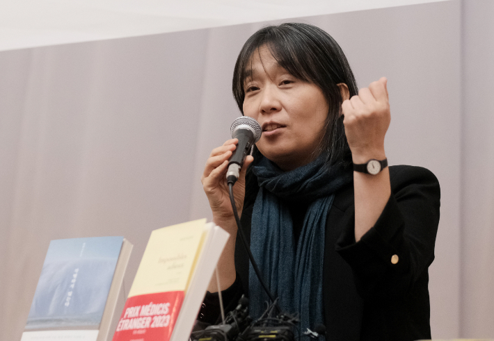 노벨문학상 수상 작가 한강. 연합뉴스 