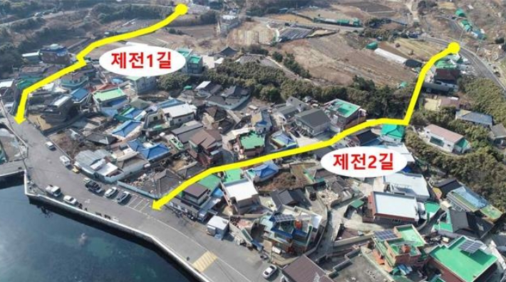 울산시는 북구 구유동의 도로명 '재전길'을 '제전길'로 공식 변경했다. 울산시 제공