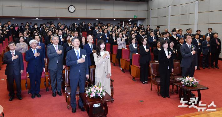 문형배·이미선 헌법재판관 퇴임식