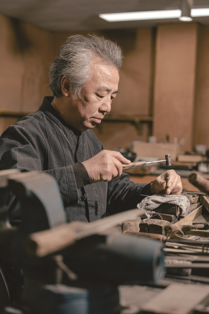 국가무형유산 '장도장' 보유자 박종군 씨. 박종군 씨 제공 
