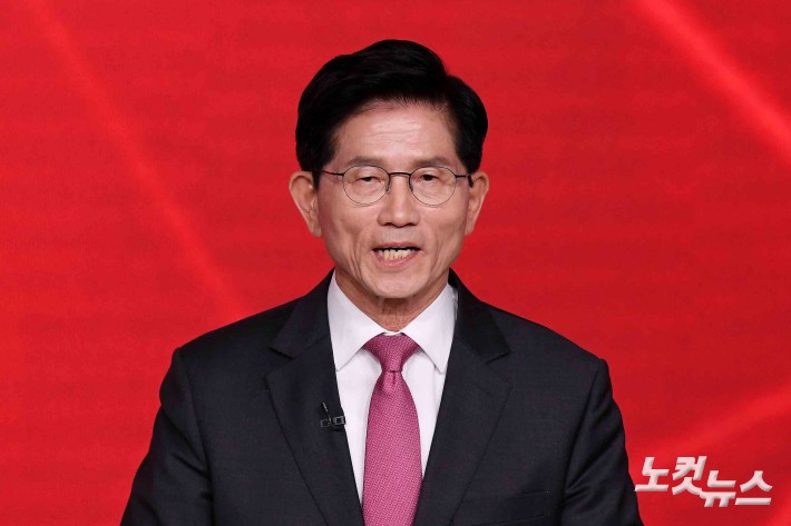 인사말하는 김문수 후보