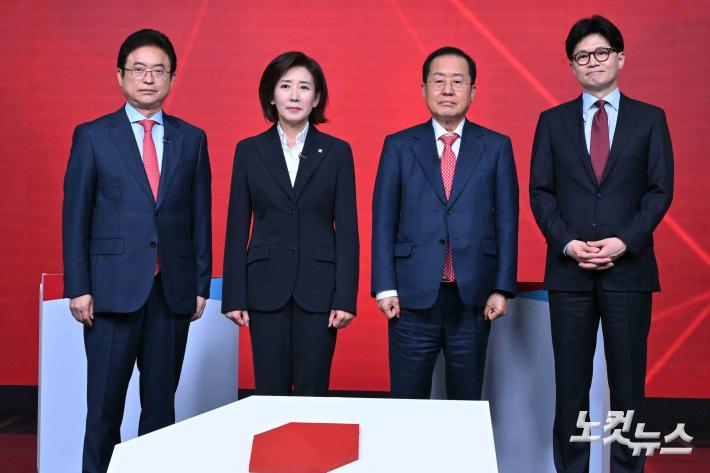 토론회 참석한 이철우-나경원-홍준표-한동훈