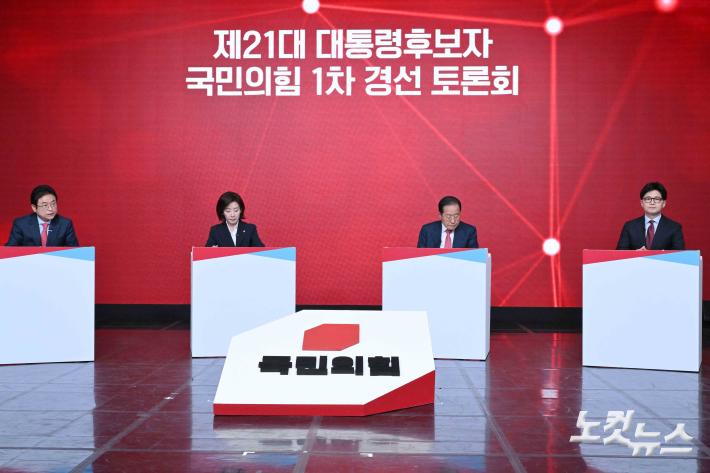 국민의힘 대선 경선 B조 토론회