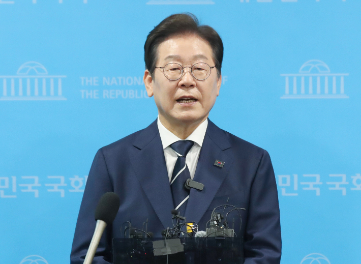 더불어민주당 이재명 대선 예비후보. 윤창원 기자