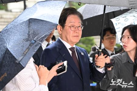 공판 출석하는 이재명 대선 경선 후보