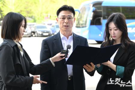 공수처 출석하며 입장 밝히는 임성근 전 해병대 1사단장