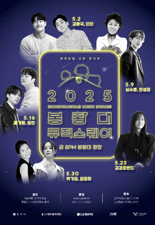 2025 봉황대뮤직스퀘어 포스터. 경주시 제공