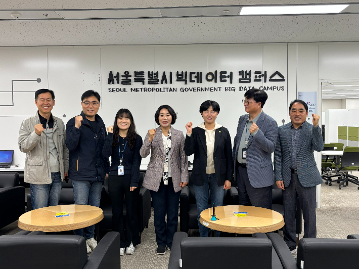 순천시의회 AI 연구모임의 서울시 빅데이터 캠퍼스 방문. 순천시의회 제공