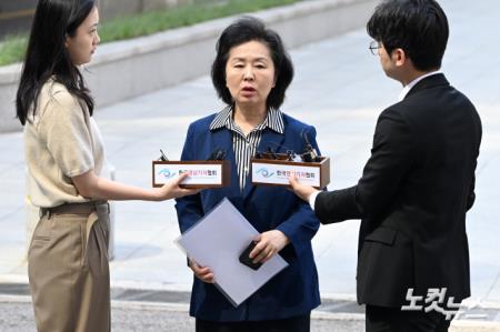 김영선 전 의원, 참고인 신분으로 검찰 출석