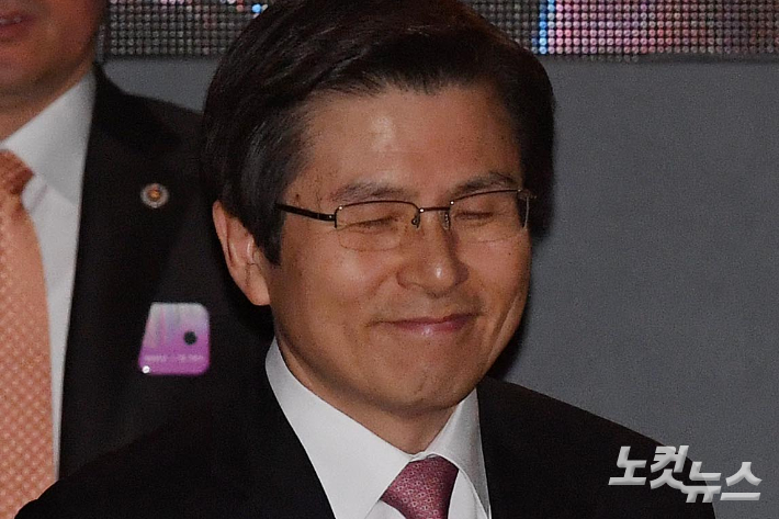 대통령 권한대행 시절 황교안 부방대 전 대표. 박종민 기자