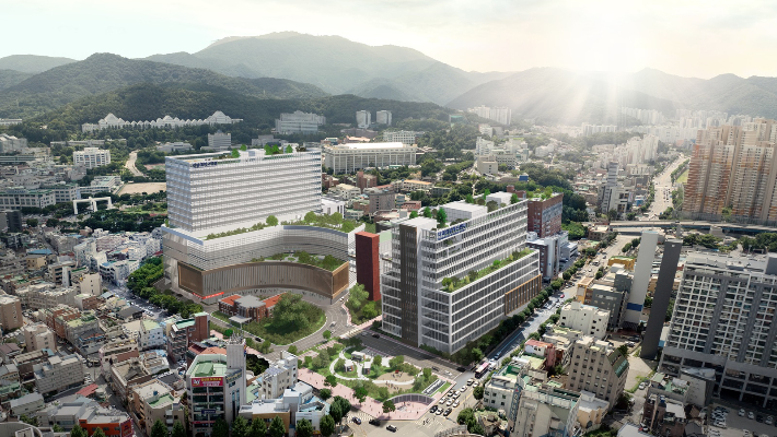 전남대병원 새병원 조감도. 전남대병원 제공