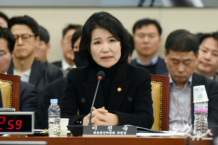 이진숙 방송통신위원장. 윤창원 기자