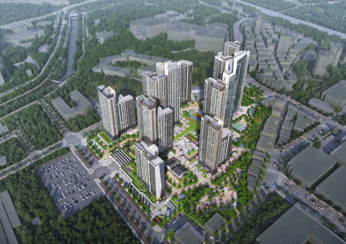 과천주암장군마을 주택재개발정비사업 조감도. 과천시 제공