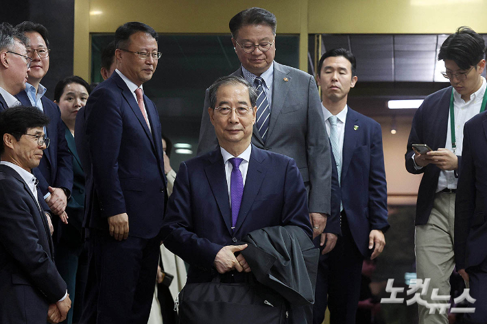 한덕수 결국 사퇴…"내가 해야 하는 일을 하고자"[노컷네컷]