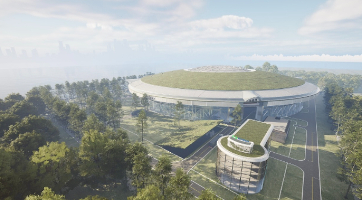 한수원이 UN 기후변화협약 당사국총회에서 발표한 혁신형 SMR(i-SMR) 조감도. 한수원 제공