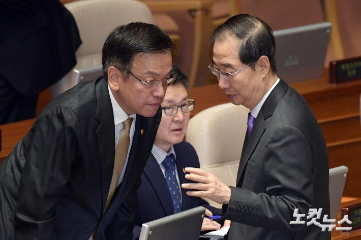 한덕수 "'최상목 탄핵' 이해 못해…정치 수준에 실망"
