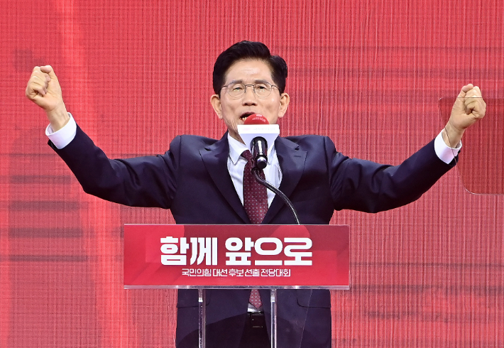 국힘 대선후보 김문수 "李 집권 막기 위해 누구와도 연대"