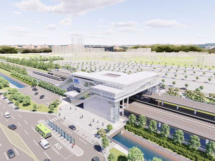 천안 부성역 조감도. 천안시 제공