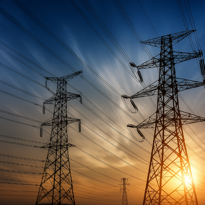 송전탑 이미지. 독자 제공