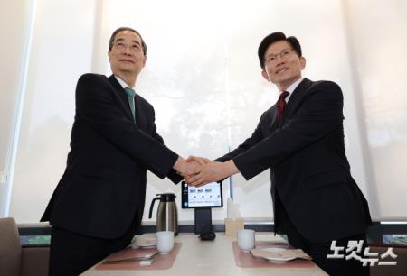 김문수-한덕수, 단일화 회동