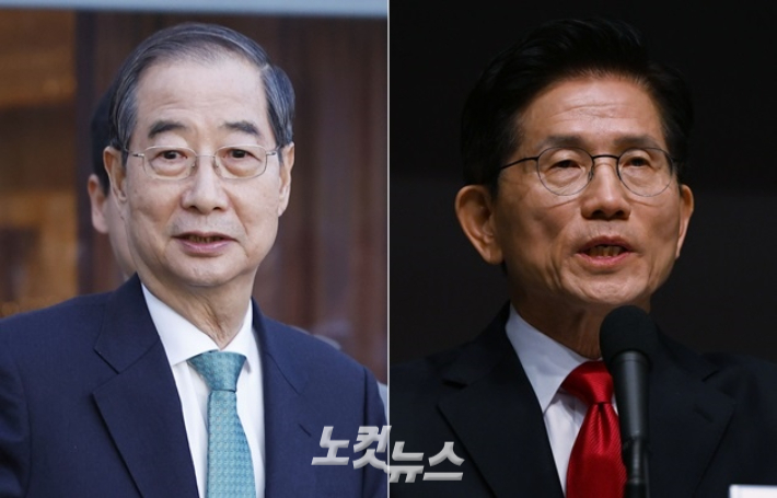 김문수 "국회서 보자"…한덕수 "언제 어디든 가겠다"