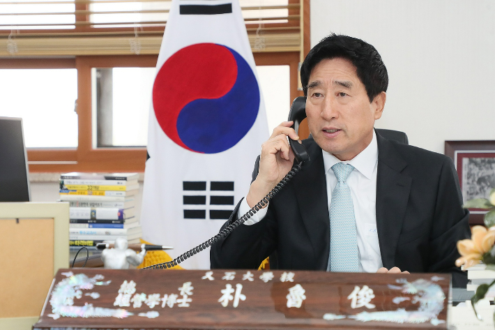 박노준 우석대 총장. 우석대 제공