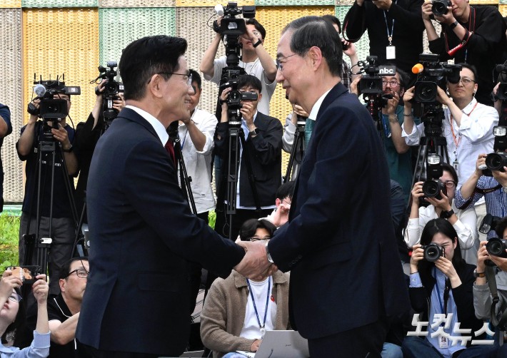 김문수-한덕수, 단일화 관련 2차 회동