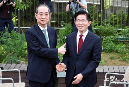 김문수-한덕수, 단일화 관련 2차 회동