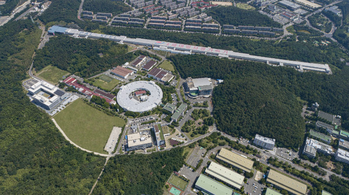 포항가속기연구소 전경. 포항가속기연구소 제공