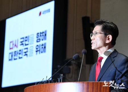 발언하는 김문수 대선후보