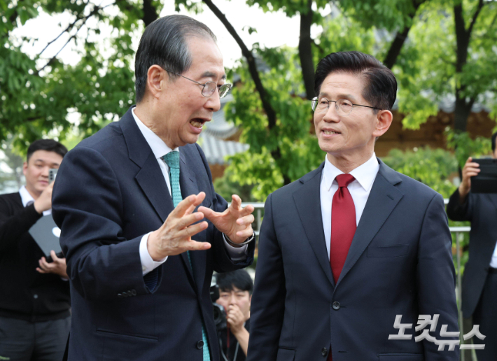 [속보]국민의힘 "오후 10시30분 김문수-한덕수 협상 재개"