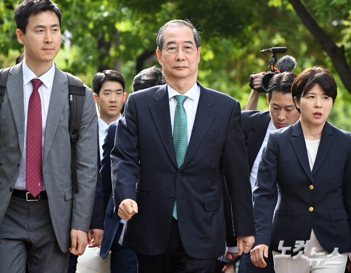 한덕수 측 "김문수, 국민과 약속 저버려…당의 결정 따르겠다"[영상]