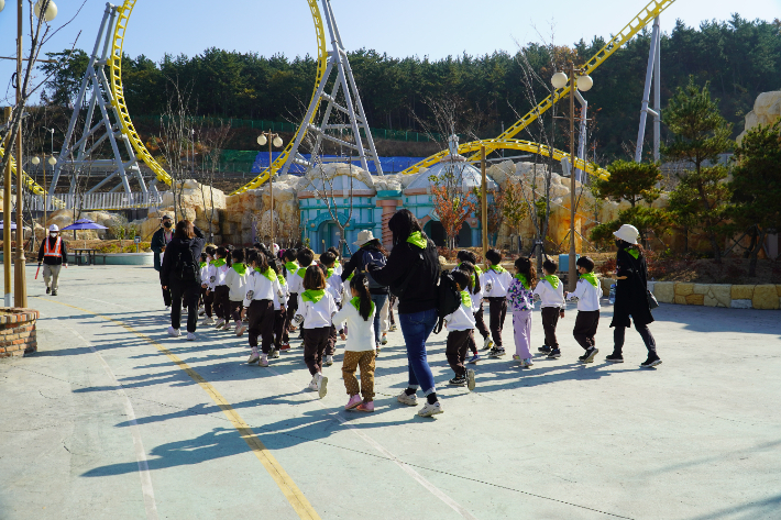 로봇랜드 체험학습. 경남도청 제공 