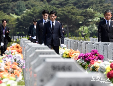 국립대전현충원 찾은 김문수 후보