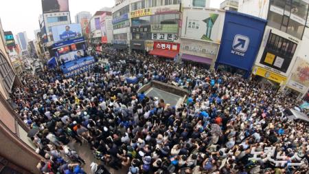 대구 집중유세 나선 이재명 후보