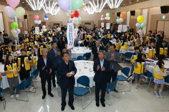 어린이안전히어로즈 발대식. 충북도 제공