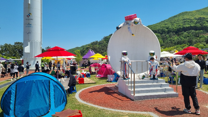 '제15회 고흥우주항공축제' 현장. 고흥군 제공