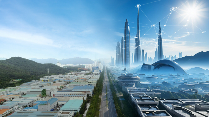 창원산업혁신파크 미래조감도. 창원시 제공