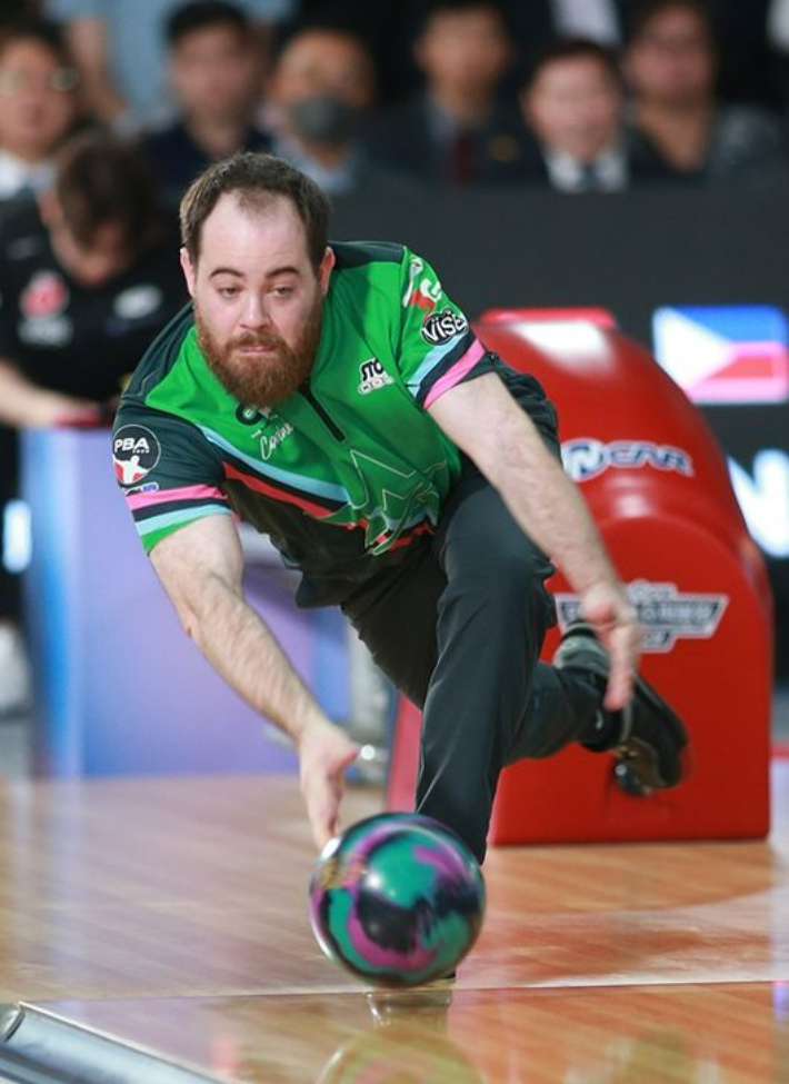 미국프로볼링 최정상급 선수 시몬센. KPBA