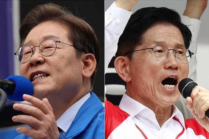 [속보]이재명 49% 김문수 27%…'당선 전망' 李 68% 金 19%[NBS]