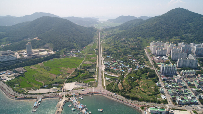 여수 소제지구 전경. 여수시 제공 
