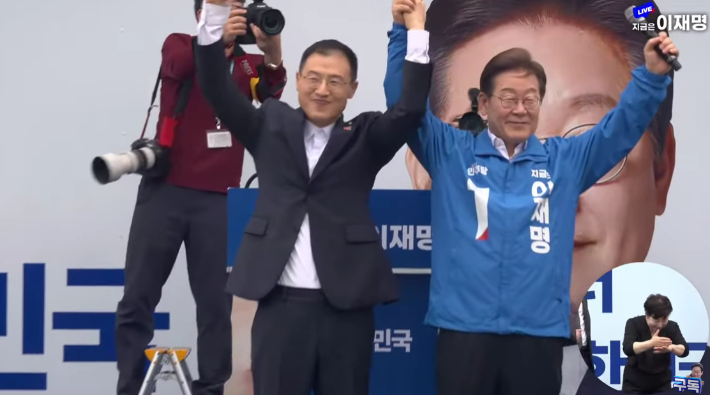 전북 이재명 찾아온 김상욱, 민주당 입당 묻자 "긍정적"[영상]