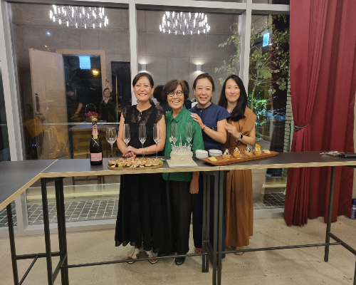 청주하우스콘서트 공동대표(왼쪽부터)- 권오성,김향숙, 박미경, 조낭아(스텝)