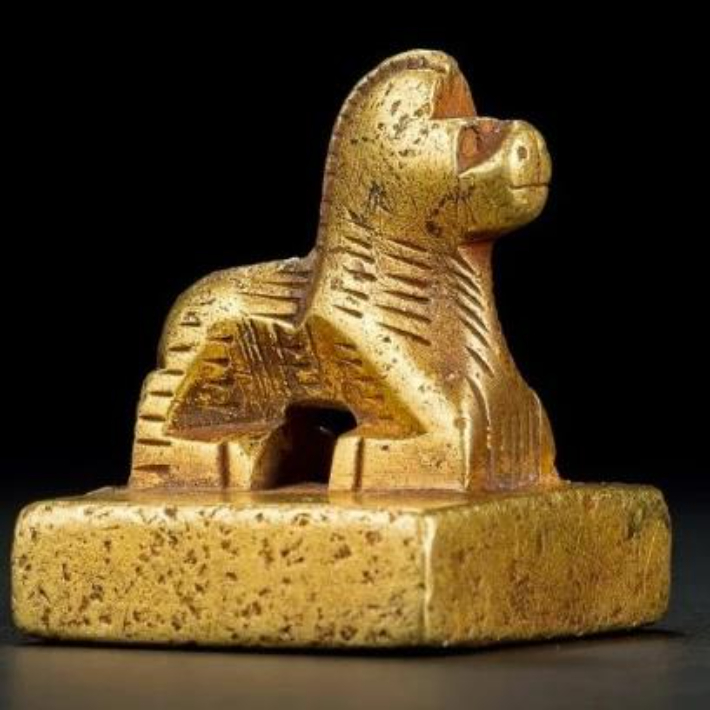 고구려 황금 인장 '진고구려귀의후'. 차이나가디언 소셜미디어 캡처