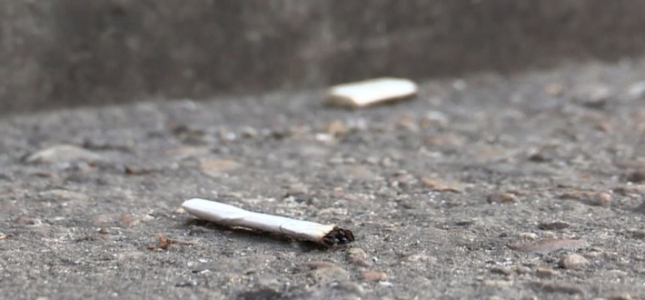 버려진 담배꽁초. 연합뉴스