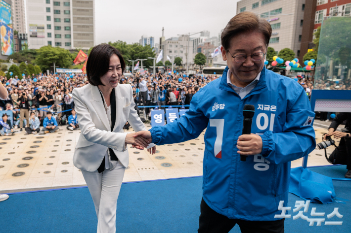李 "진짜 빅텐트는 민주당"…김상욱·허은아 업고 국힘 저격