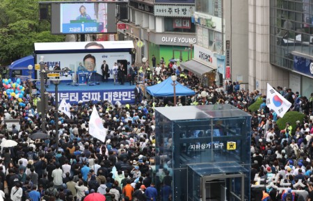 이재명 의정부 집중 유세